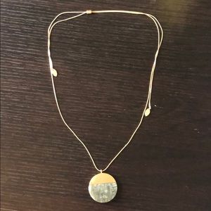 Adjustable Grey Stone Necklace